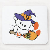 Paw-some Witch in Training - Schattigee Halloween- Muismat (Voorkant)