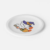 Paw-some Witch in Training - Schattigee Halloween- Papieren Bordje (Gekanteld)