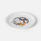 Paw-some Witch in Training - Schattigee Halloween- Papieren Bordje (Gekanteld)