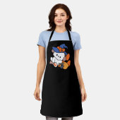 Paw-some Witch in Training - Schattigee Halloween- Schort (Gedragen)