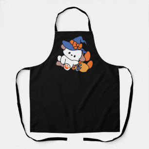 Paw-some Witch in Training - Schattigee Halloween- Schort