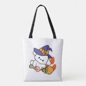 Paw-some Witch in Training - Schattigee Halloween- Tote Bag (Achterkant)