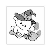 Paw-some Witch in Training - Schattigee Halloween- Zelfinktende Stempel (Design)