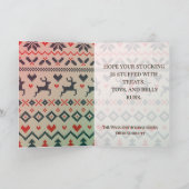 Paw-stively Merry Christmas with Pet Photo Feestdagen Kaart (Binnen)