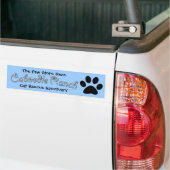 'Paw Stopt Hier' Bumpersticker (Op Truck)