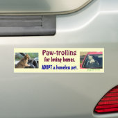 Paw-trolling Bumpersticker (Op auto)