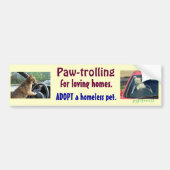 Paw-trolling Bumpersticker (Voorkant)