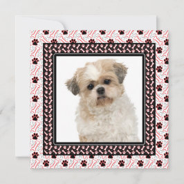 Paw-ty Dog Verjaardagsfeestje of Doggie Samen Kaart