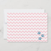 Paw-ty Kittens Kids Verjaardagsfeestuitnodigingen (Achterkant)