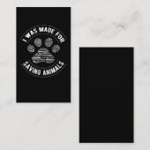 Paw Veterinary Technicia Vet Tech Veterinary Visitekaartje (Voorkant / Achterkant)