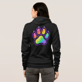 Paw Volwassene Ritssluiting Hoodie (Achterkant volledig)