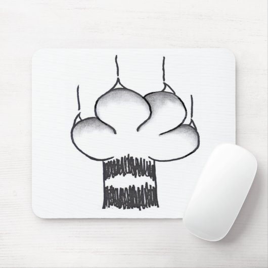 Paw voor mousepad muismat (Met muis)