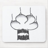 Paw voor mousepad muismat (Voorkant)