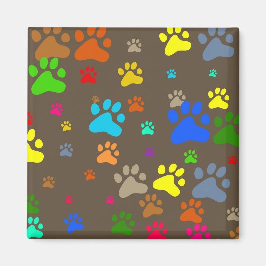 Paw Wallpaper Magneet (Voorkant)