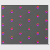 paw Wrapping Paper Cadeaupapier (Vlak)