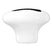 Pawafdrukken - puppy dog cat of ander gezelschapsd keramische knop (Zijkant)