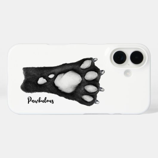Pawbulous Hoesje-Mate iPhone Case (Achterkant (horizontaal))