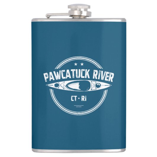 Pawcatuck River Connecticut Rhode Island Kayaking Heupfles (Voorkant)