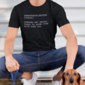 Pawcrastinator Definition Funny Dog Owner Gezegde T-shirt