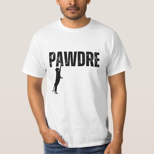 Pawdre Funny Cat Dad T-shirt (Voorkant)