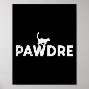 Pawdre Kat Papa Schattig Bont Papa Vaders Dag Pet Poster