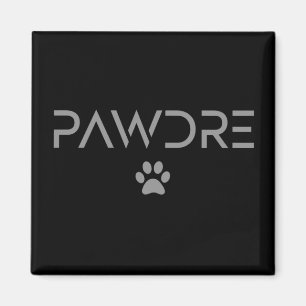 Pawdre Paw print Dog dad  Giften voor nieuwe honde Magneet