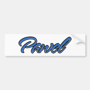 Pawel Name blue Aufkleber Sticker Autoaufkleber
