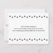 Pawesome Beste Chihuahua Hond Mam Gelukkige Verjaa Kaart (Achterkant)