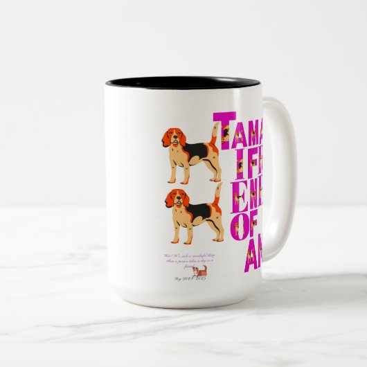 Pawfect Coffee Mok - voor Hondenliefhebbers en hun (Voorkant rechts)