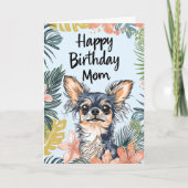 Pawfect Day Chihuahua Dog - Gelukkige Verjaardag M Kaart (Voorkant)
