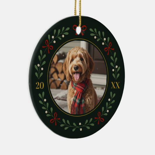 Pawfect Holiday Portrait Ornament (Rechts)