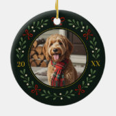 Pawfect Holiday Portrait Ornament (Achterkant)