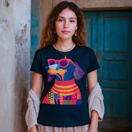 Pawfect teckel Wienerdog Doxie Dogmom in stijl Tri-Blend Shirt