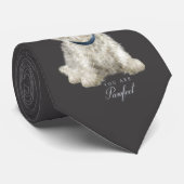 Pawfect Westie Stropdas (Opgerold)