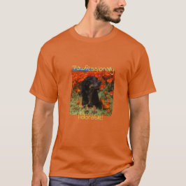 Pawfessioneel Schattige teckel T-shirt