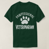Pawfessionele dierenarts t-shirt (Design voorkant)