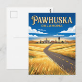 Pawhuska VS Briefkaart (Voorkant / Achterkant)