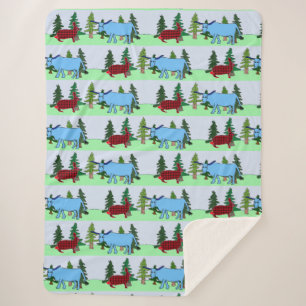 Pawl Bunnyan en Babe de Blauwe Ox deken