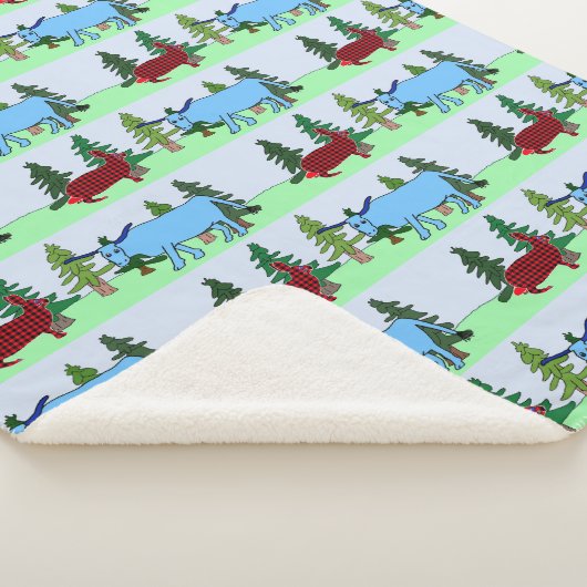 Pawl Bunnyan en Babe de Blauwe Ox deken (3/4)