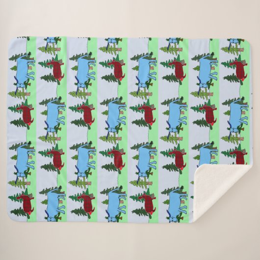 Pawl Bunnyan en Babe de Blauwe Ox deken (Voorkant (horizontaal))