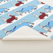 Pawl en Babe kerstdeken Sherpa Deken (3/4)