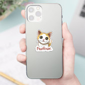 Pawlease Kat Sticker – Mooie Ogen, Max Schuldgevoe (Telefoon)