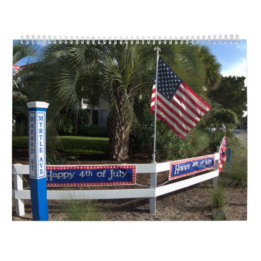 Pawley Island Large Wall Calendar Design 1 Kalender (Achterkant)