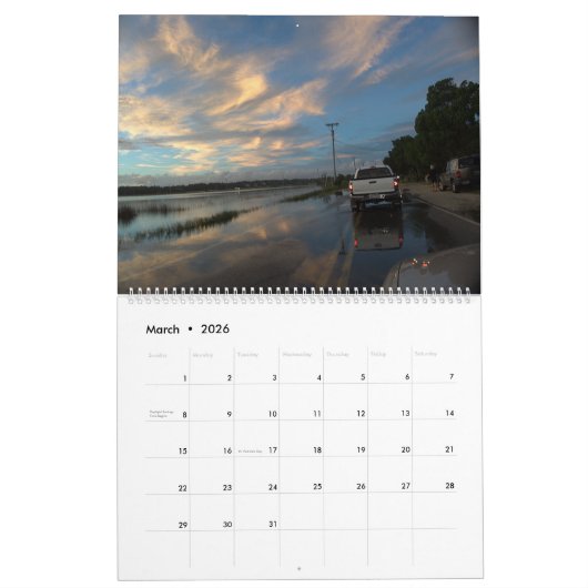 Pawley Island Large Wall Calendar Design 3 Kalender (Mar 2026)
