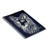 Pawley night fox notebook notitieboek (Rechterzijde)