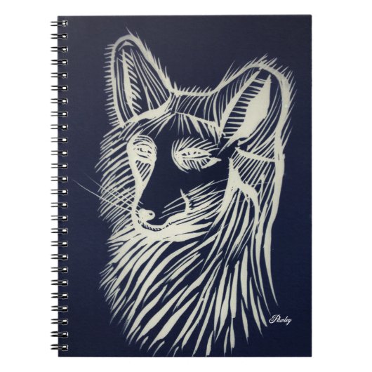 Pawley night fox notebook notitieboek (Voorkant)