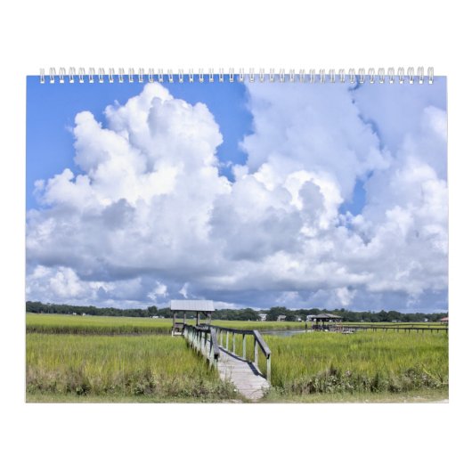 Pawleys Island grote muur kalender ontwerp 8 (Hoes)