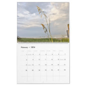 Pawleys Island Grote Muur Kalender Ontwerp 9 (Feb 2026)
