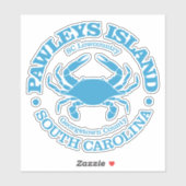 Pawleys Island (krab) Sticker (Vel)