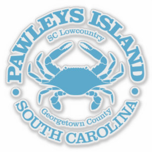 Pawleys Island (krab) Sticker
